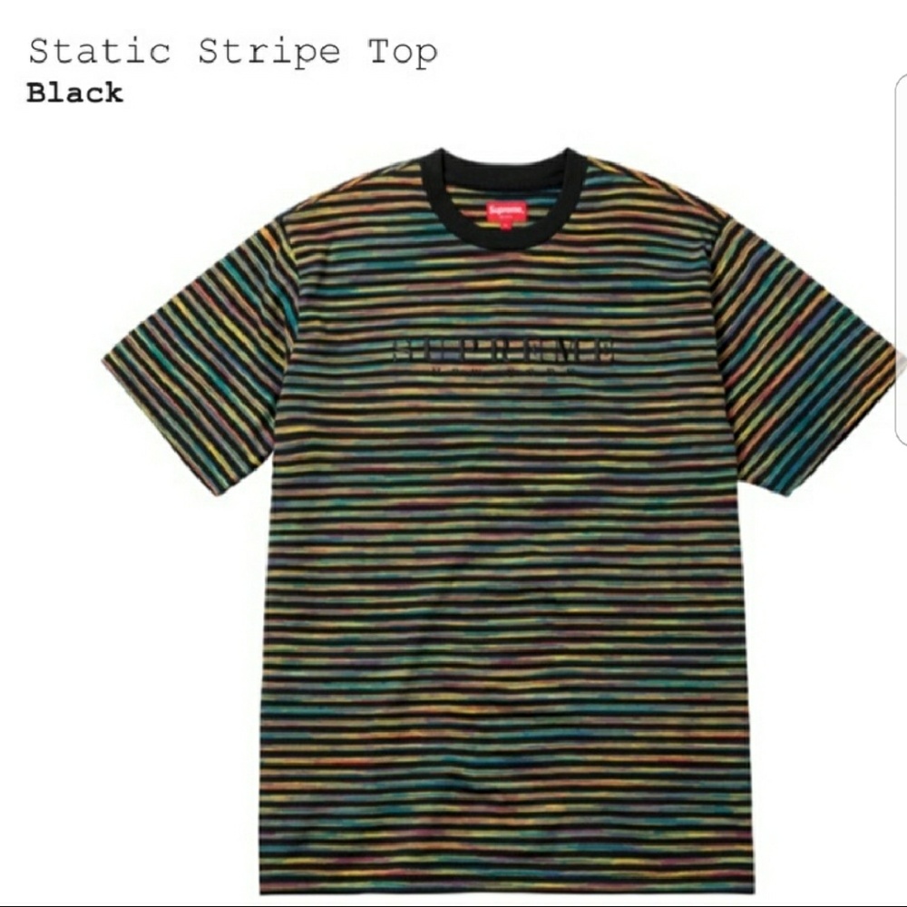 Supreme Static Strips tee